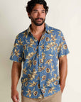 The Salton Short Sleeve M's Shirt: Pacific Blue
