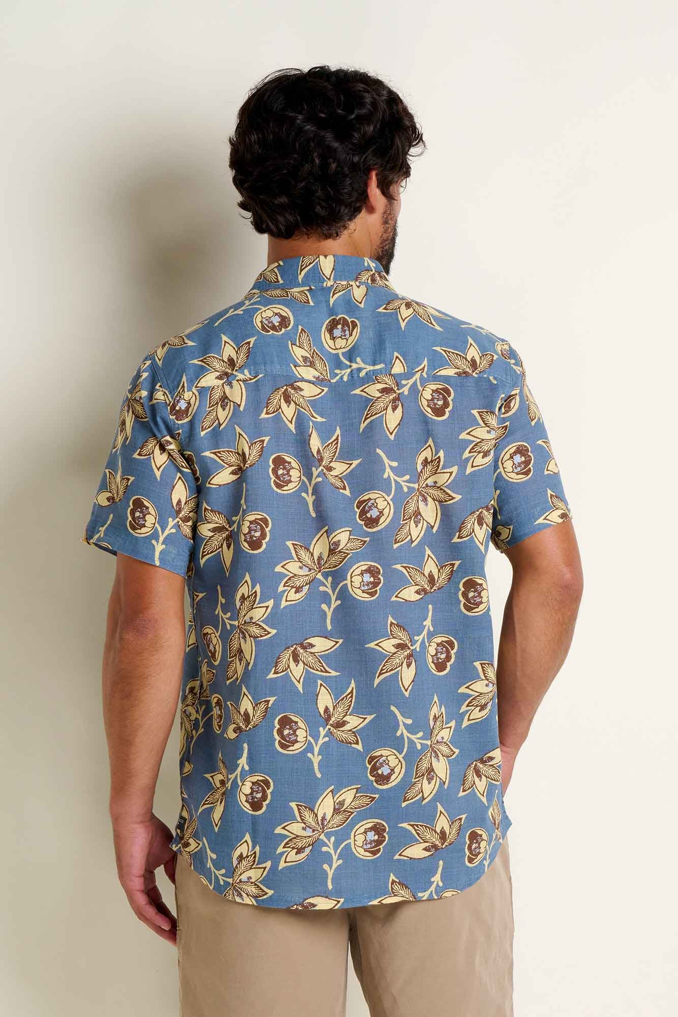 The Salton Short Sleeve M's Shirt: Pacific Blue