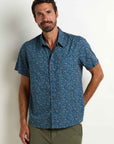 The Fletch M's Short Sleeve Button Up Shirt: Canal Print