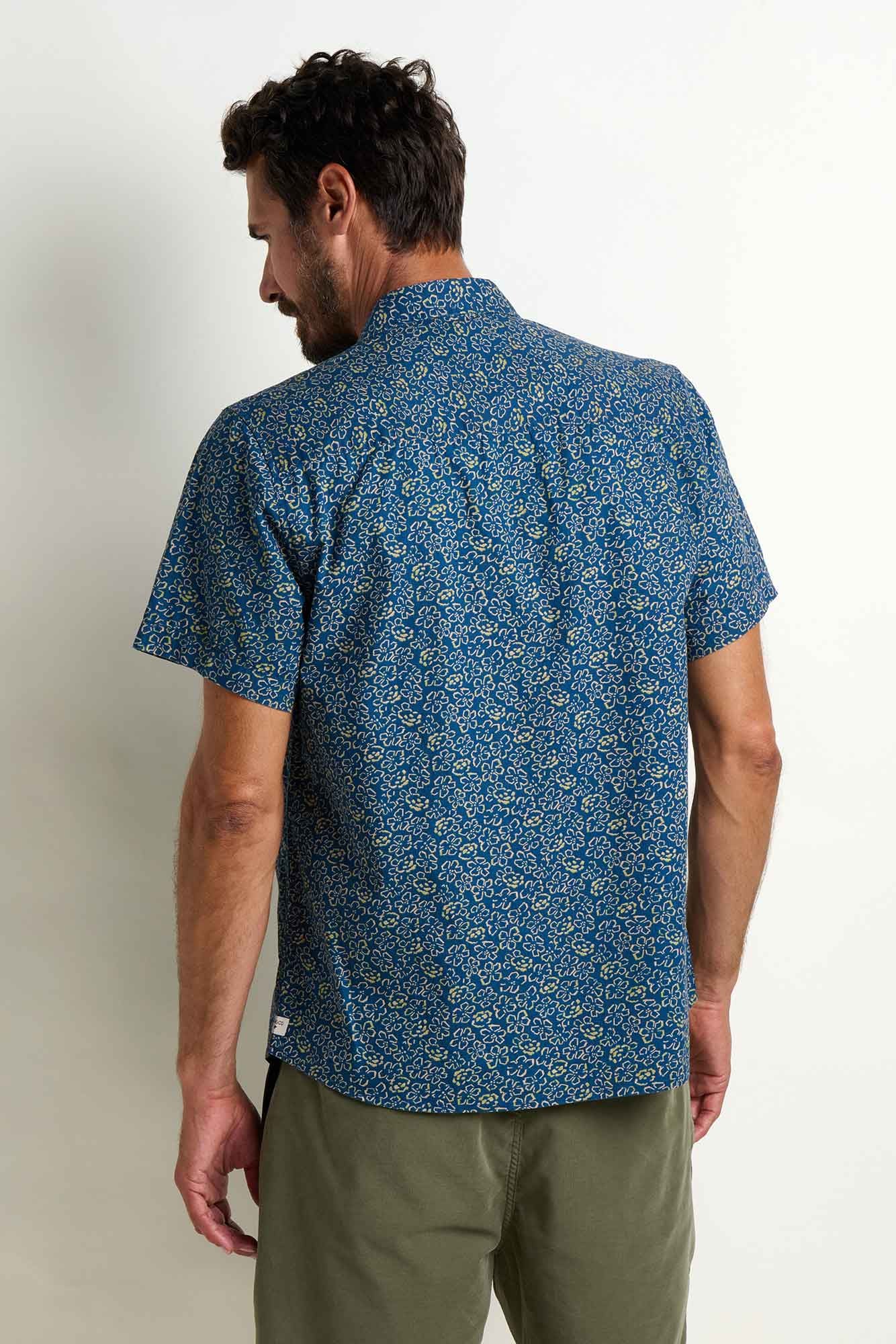 The Fletch M's Short Sleeve Button Up Shirt: Canal Print