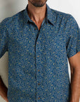 The Fletch M's Short Sleeve Button Up Shirt: Canal Print