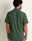 Taj M's Hemp Short Sleeve Shirt: Cilantro