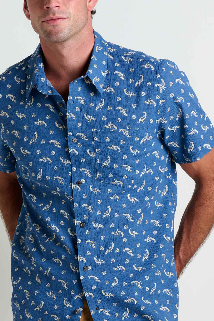 Fletcher Men's Short Sleeve Button Down Shirt