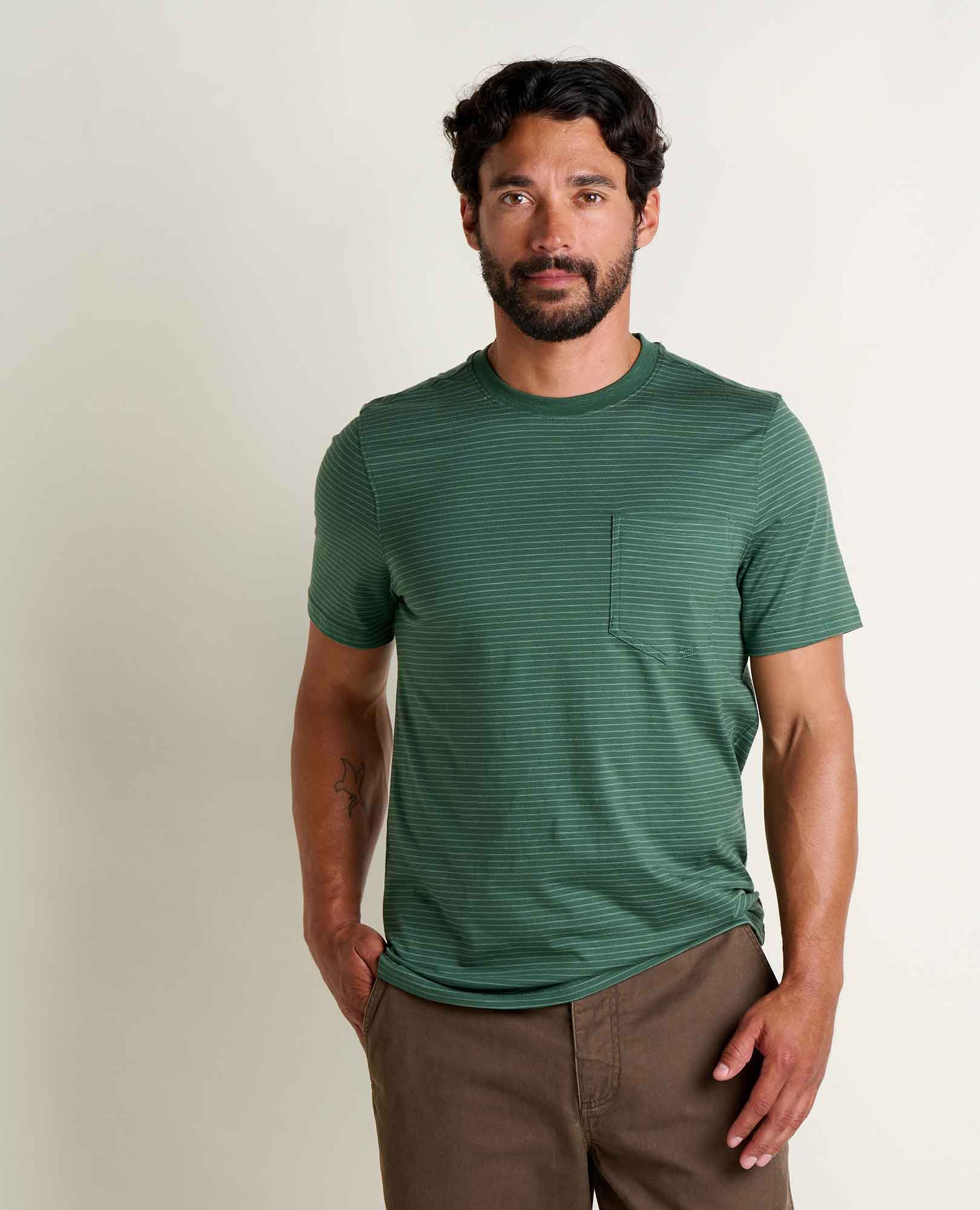 Tempo Men's Short Sleeve Pocket Crew Tee