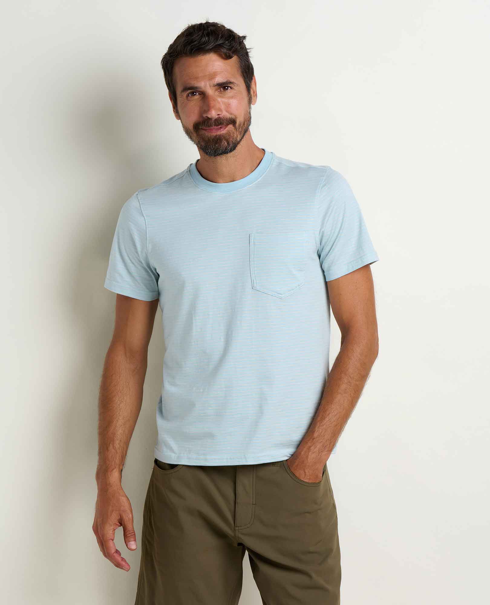 Tempo Men's Short Sleeve Pocket Crew Tee