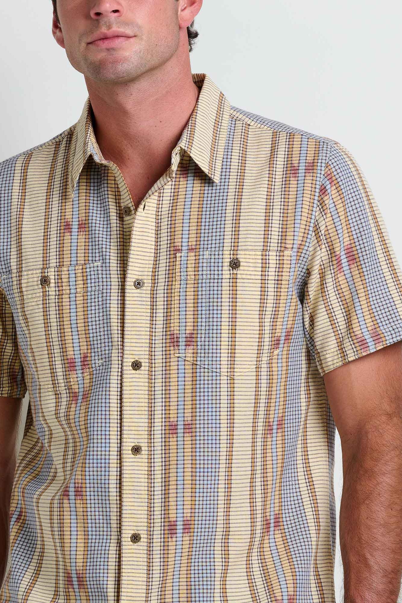 Smythy Men's Ikat Short Sleeve Shirt