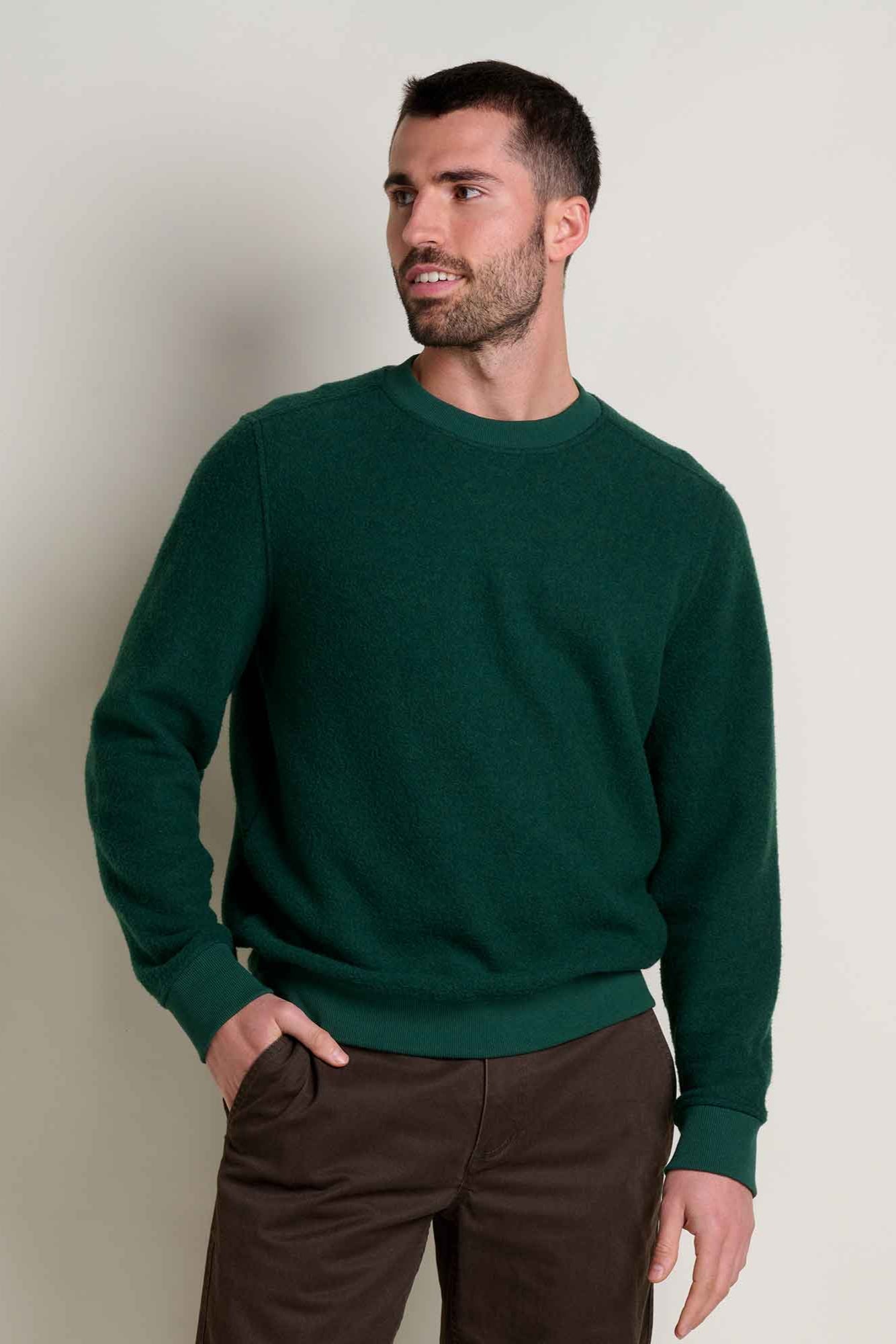Kennicott M's Recycled Wool Crew Neck Sweater: Cabin