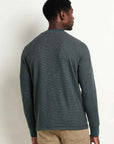 Framer Men's Long Sleeve Waffle Crew Neck: Serrano Pattern