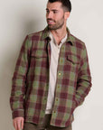 Toad & Co Men's Mojac Shirt Jacket: Deep Mahogany