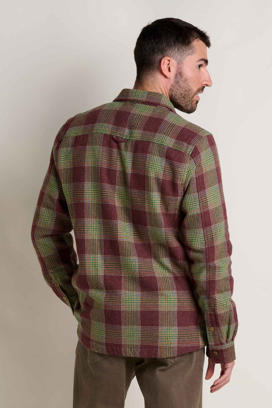 Toad & Co Men's Mojac Shirt Jacket: Deep Mahogany