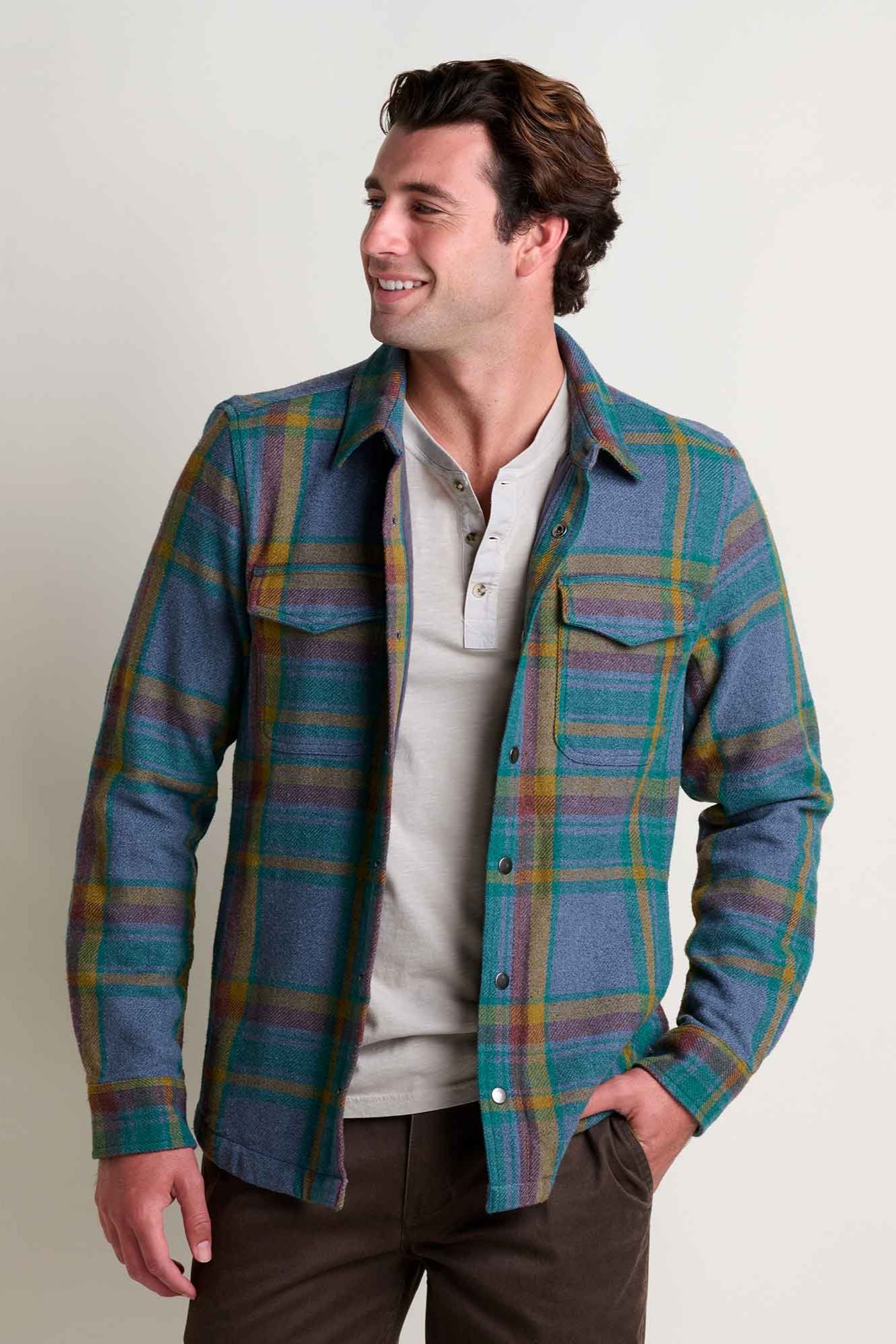 Toad & Co Men's Mojac Shirt Jacket: Midnight