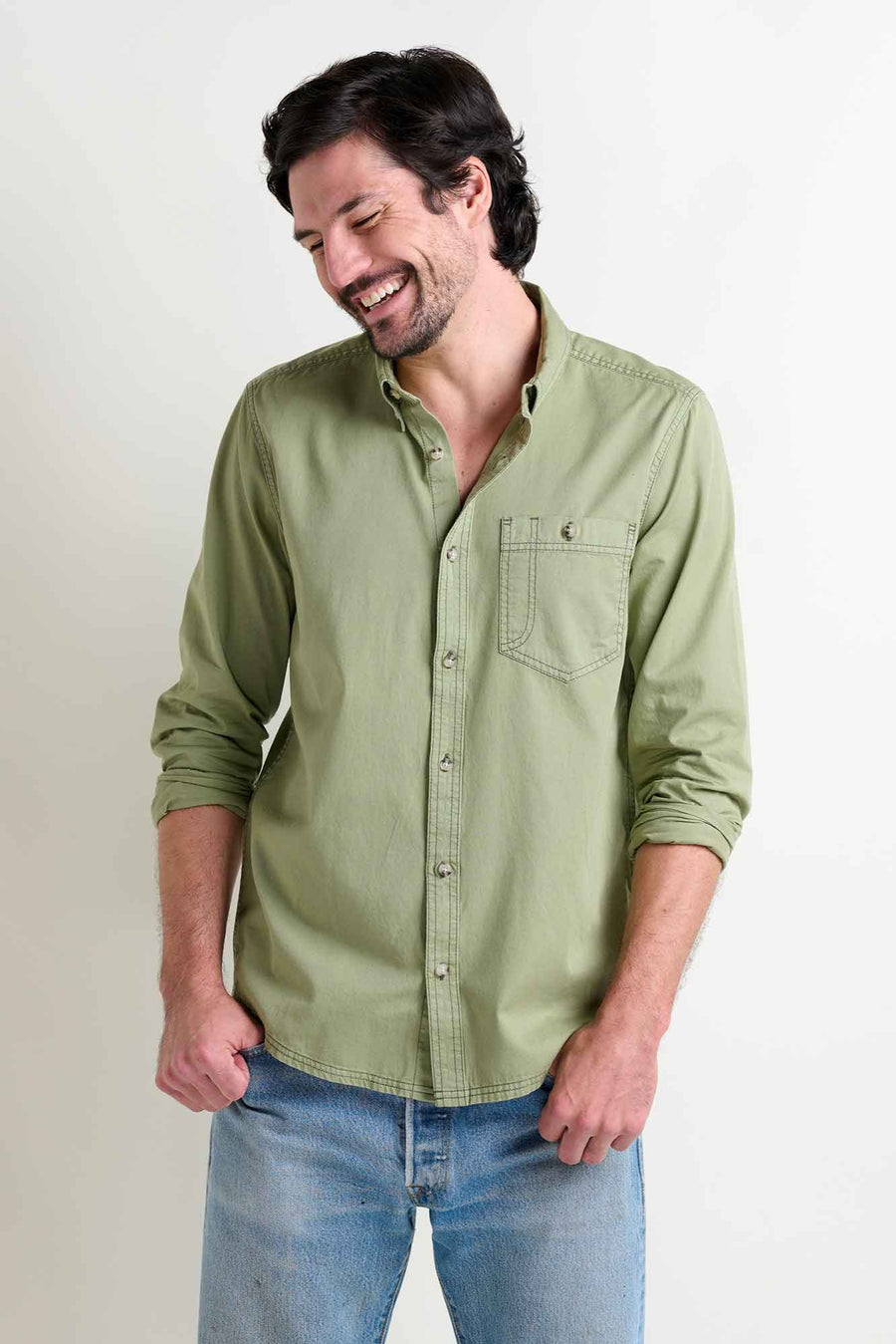 Arroyo Twill Long Sleeve Shirt-Yucca