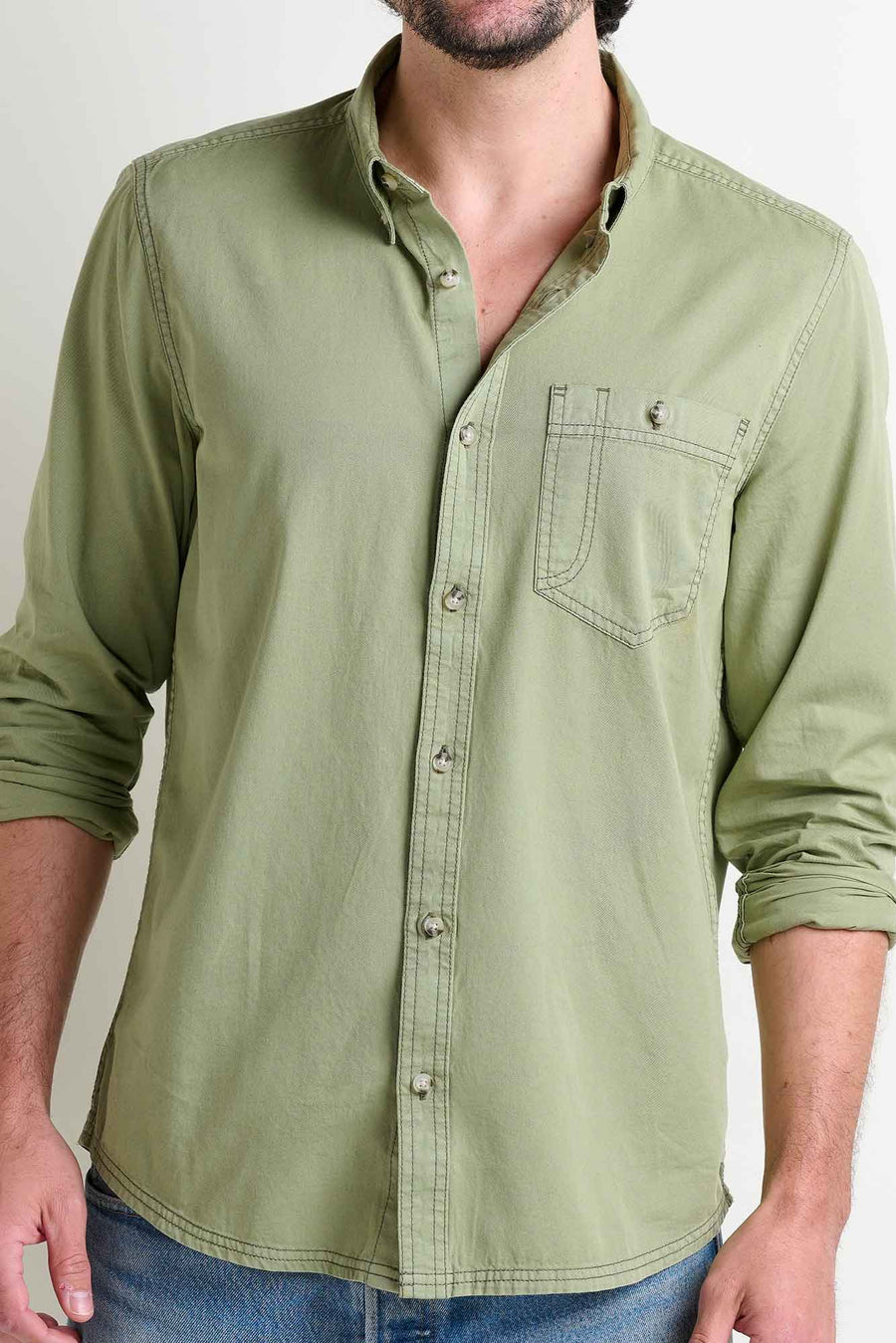 Arroyo Twill Long Sleeve Shirt-Yucca