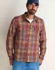 Ranchero Men's HW Flannel Shirt: Carob Pattern