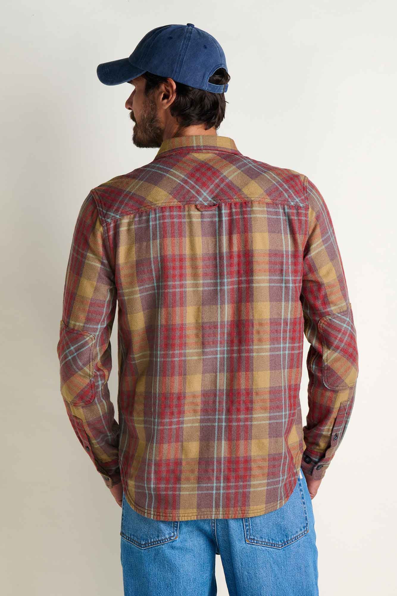 Ranchero Men's HW Flannel Shirt: Carob Pattern