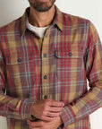Ranchero Men's HW Flannel Shirt: Carob Pattern