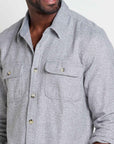 Ranchero Men's HW Flannel Shirt: Smoke