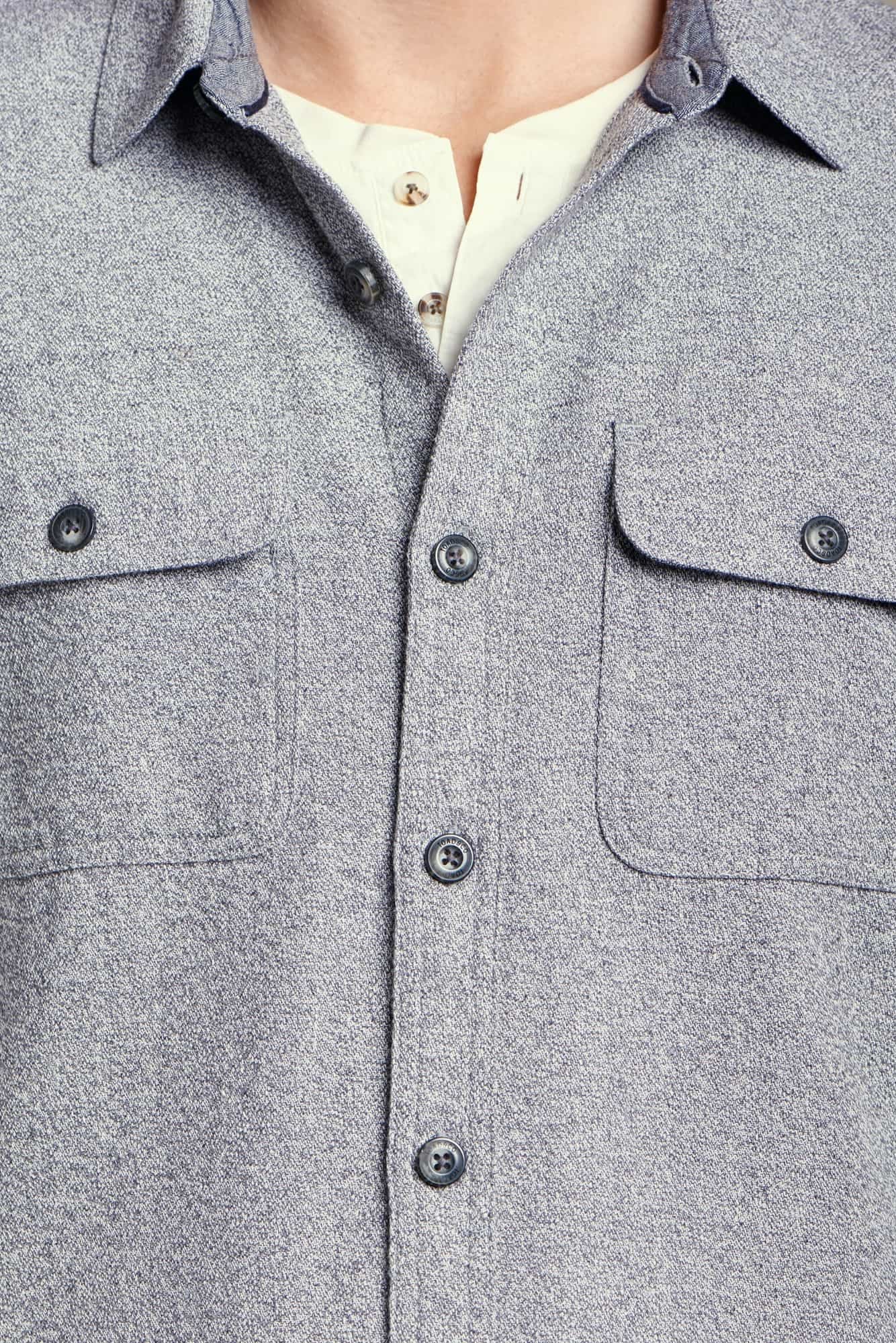 Ranchero Men's HW Flannel Shirt: Smoke