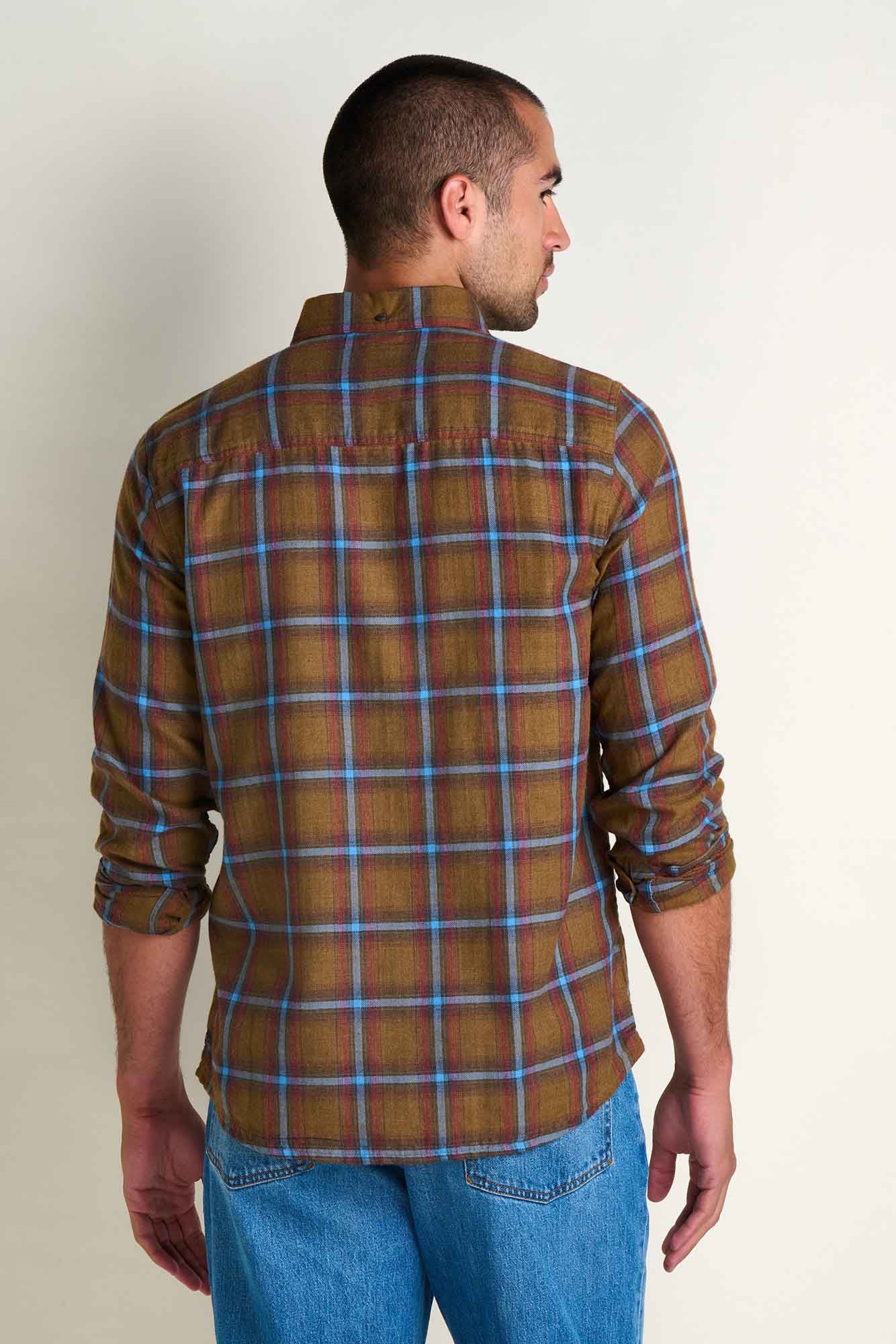 Airsmyth Long Sleeve Button Down Shirt: Honey Brown