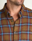 Airsmyth Long Sleeve Button Down Shirt: Honey Brown