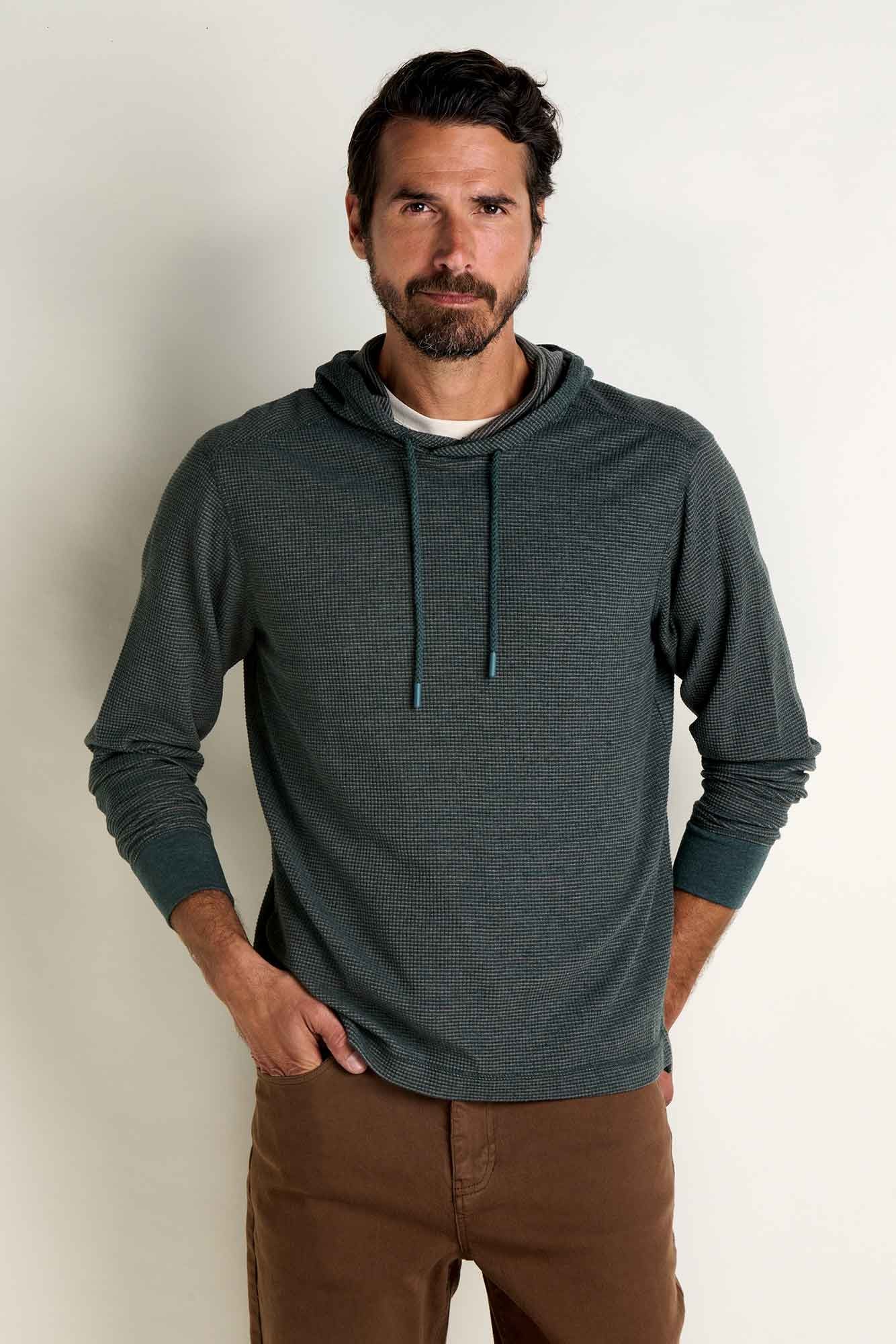 Framer Men's Long Sleeve Waffle Hoodie