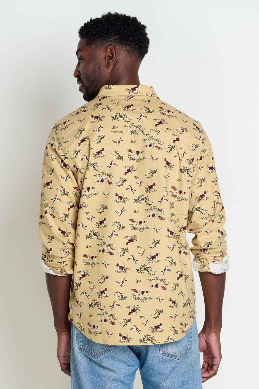Flannagan Men's Long Sleeve Flannel Shirt-Print