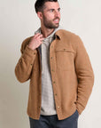 Kennicott M's Recycled Wool Shirt Jacket: Honey Brown