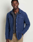 Kennicott M's Recycled Wool Shirt Jacket: Pacific Blue