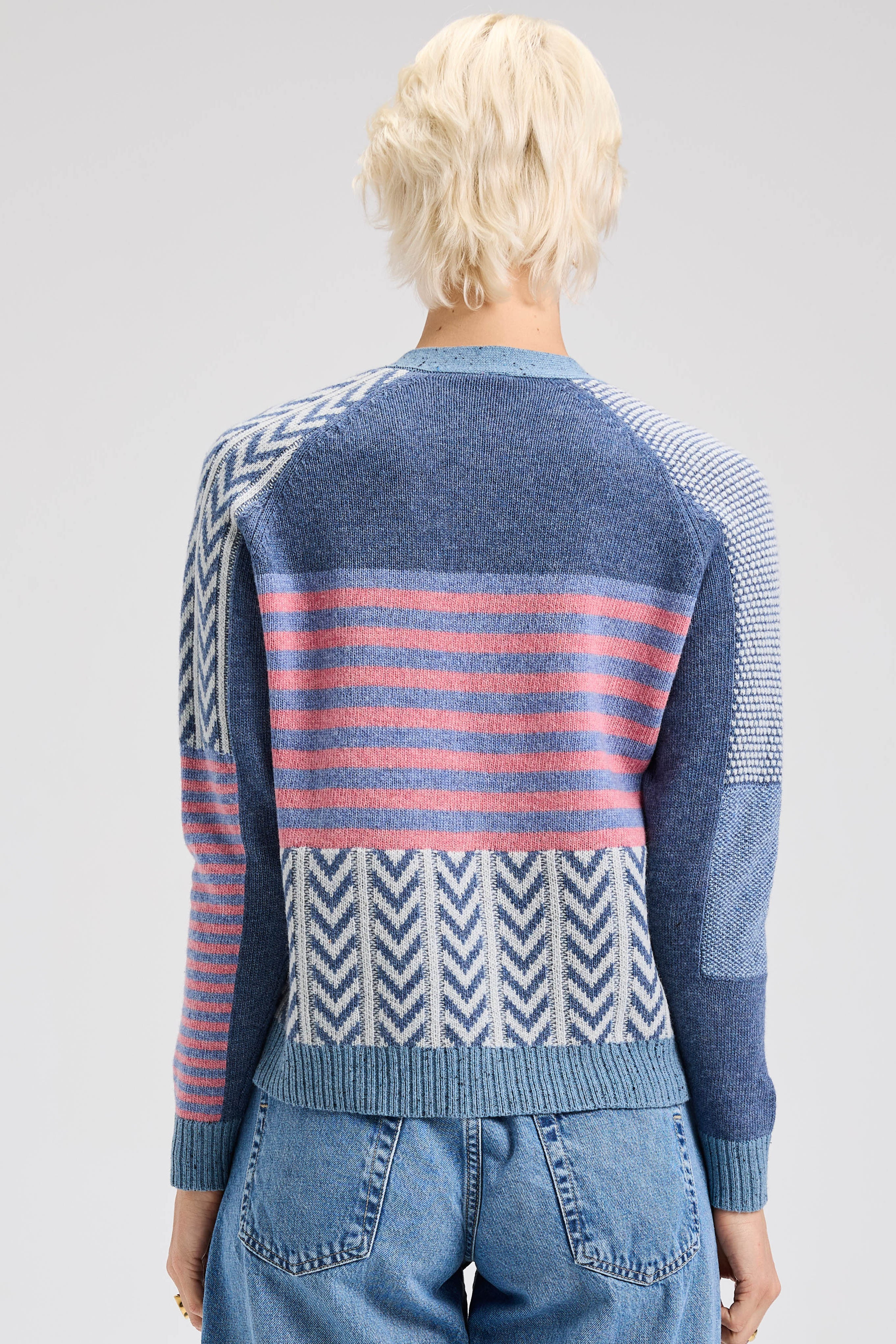 Z&P Textured Cardigan Sweater: Jean