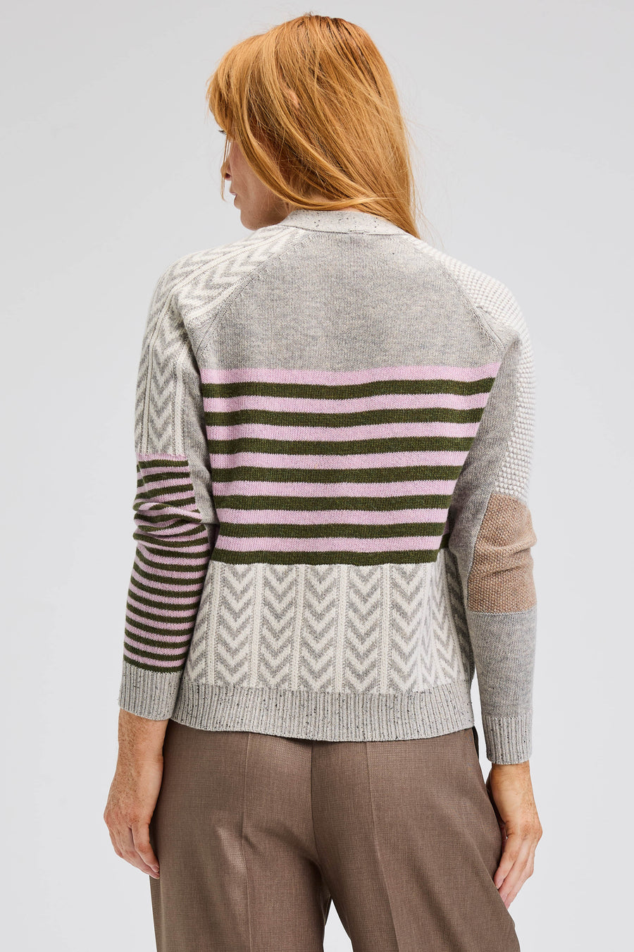 Z&P Textured Cardigan Sweater: Marl