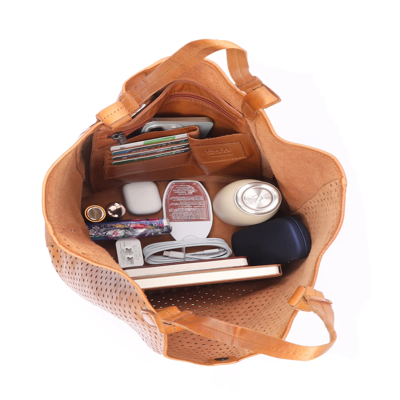 Latico Tour Leather Tote Bag