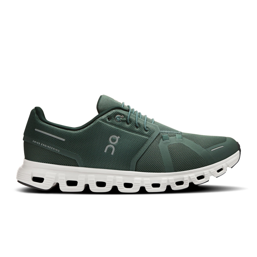 On Cloud 6 Men's-Olive/Evergreen