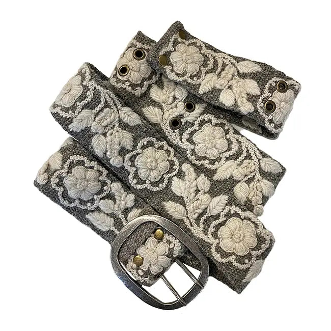 Jenny Krauss Two-Tone Embroidered Belt