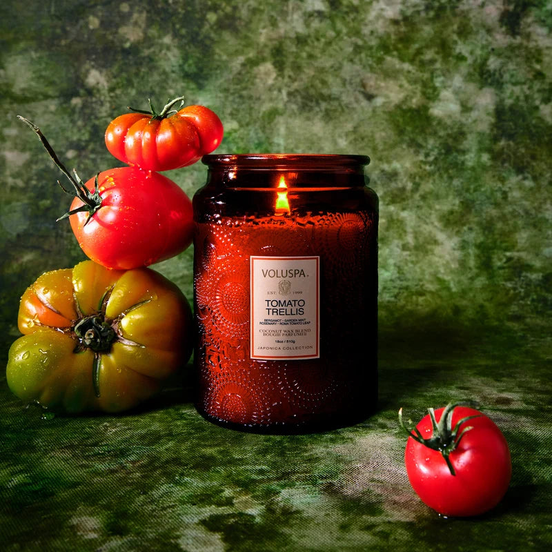 Voluspa Tomato Trellis 18oz Large Jar Candle