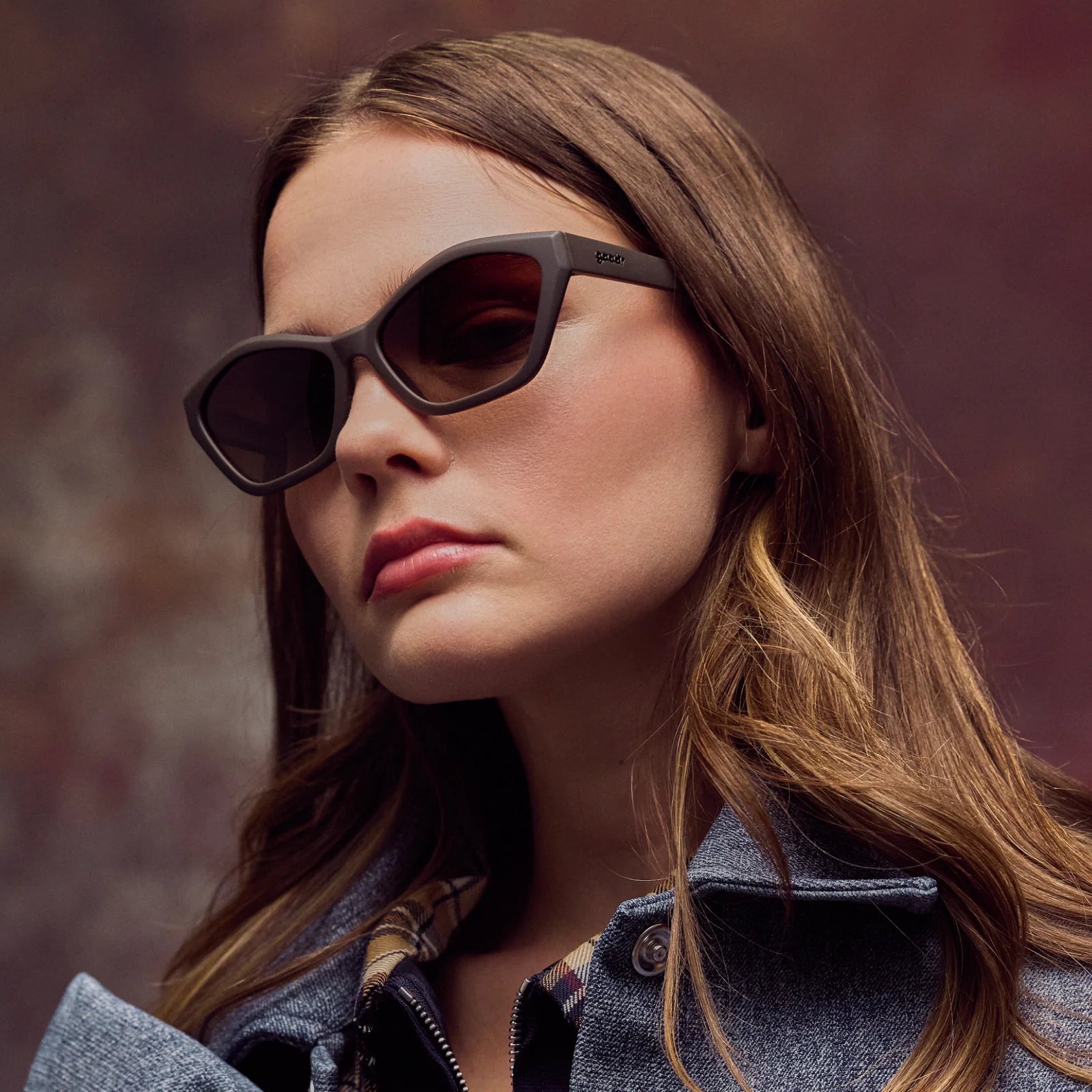 Goodr Deco G Sunglasses: Walnut Wonderland