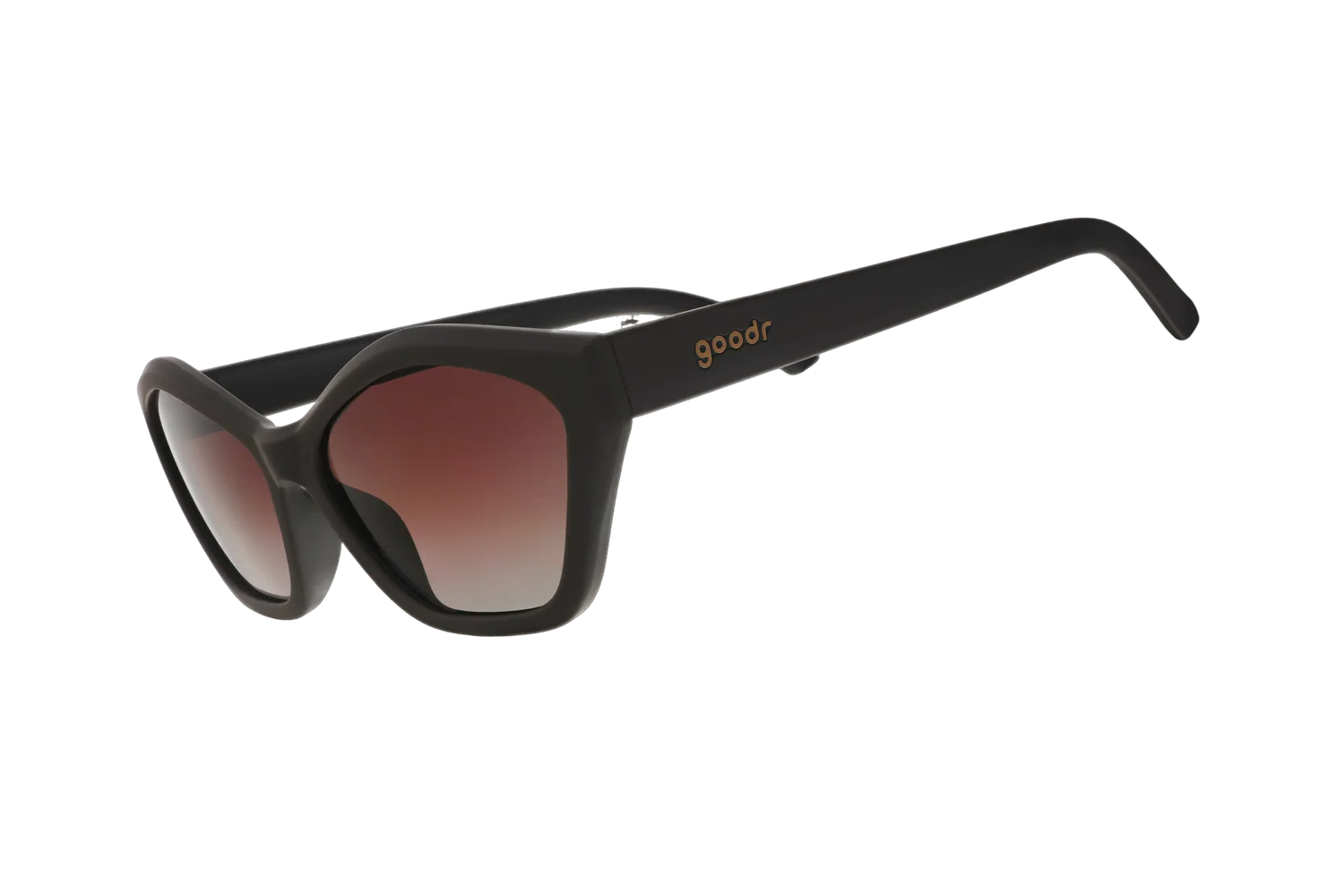 Goodr Deco G Sunglasses: Walnut Wonderland