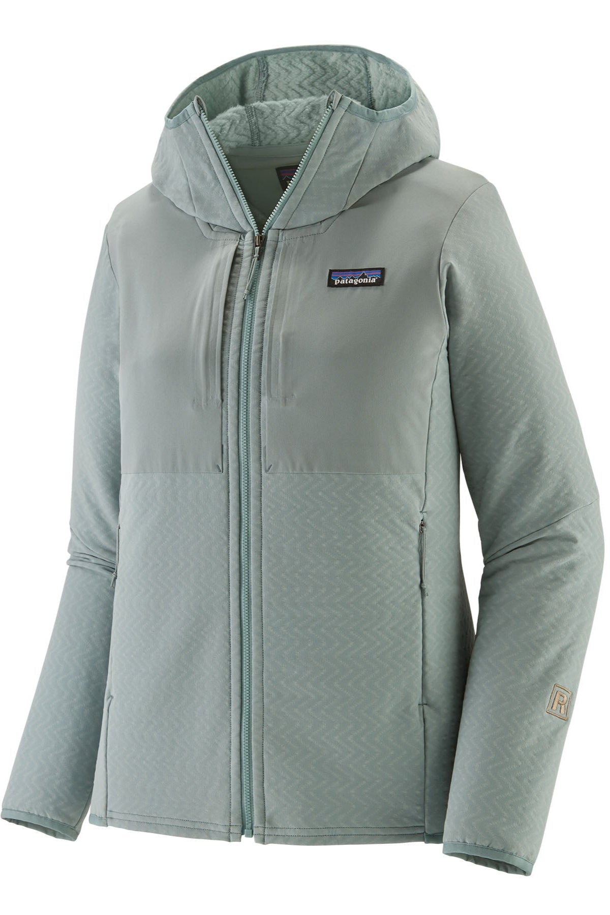 Patagonia W's R2 CrossStrata Hoody: Thermal Blue
