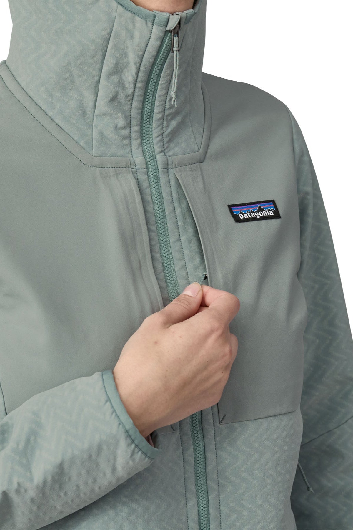Patagonia W's R2 CrossStrata Hoody: Thermal Blue
