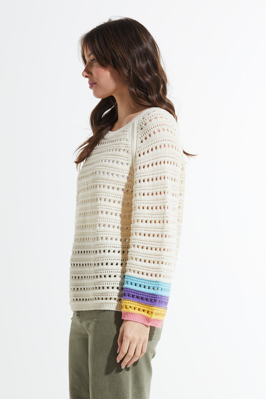 Z&P Cotton Holey Sweater Top