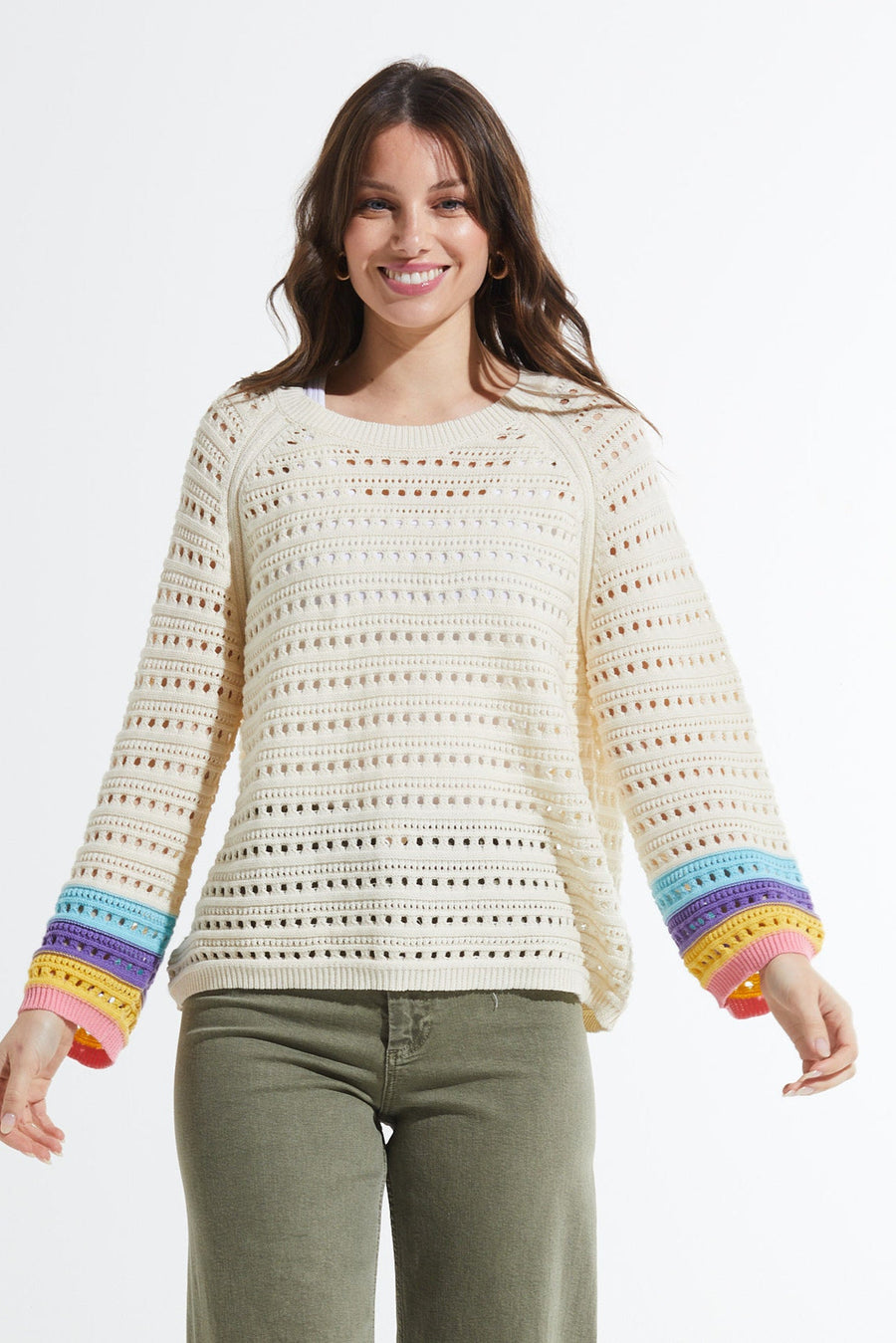 Z&P Cotton Holey Sweater Top