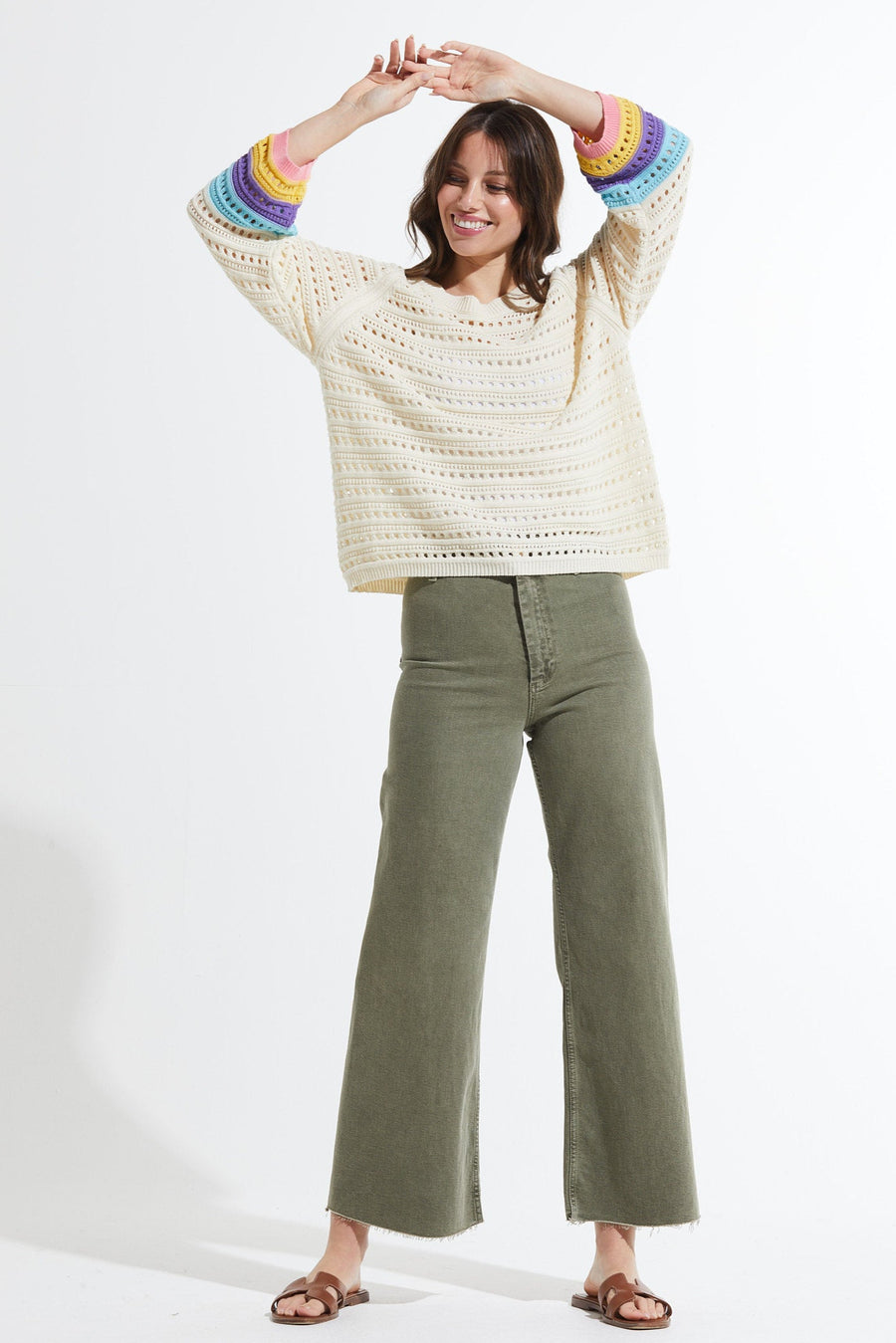 Z&P Cotton Holey Sweater Top