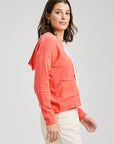 Z&P Threaded Hoodie Zip Cardigan Sweater
