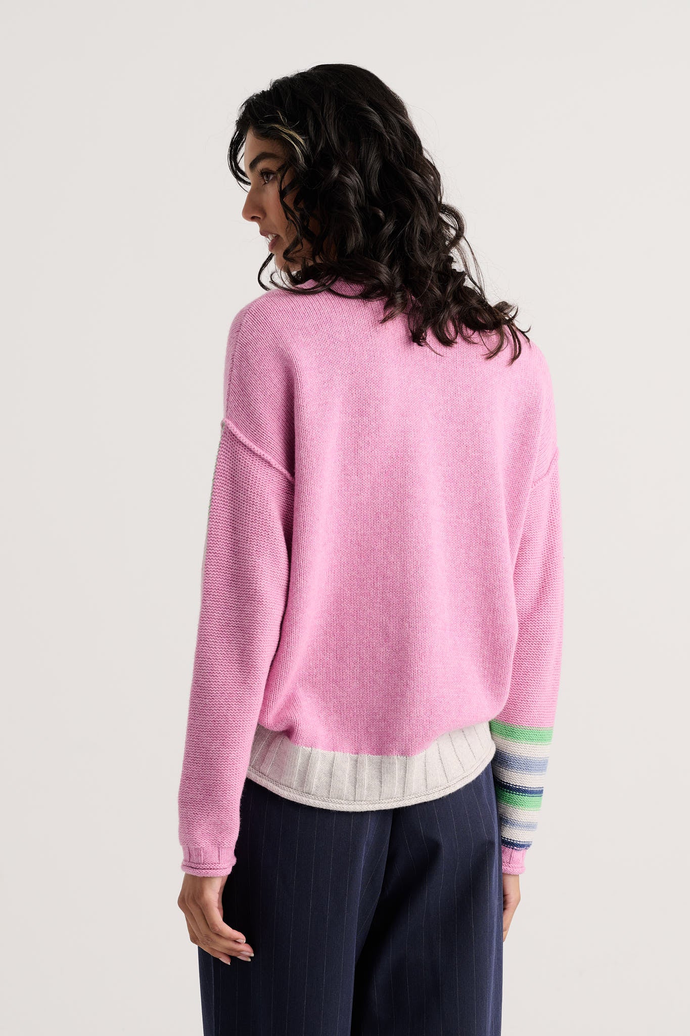 Z&P Styled Edges Crew Neck Sweater