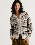 Z&P Fairisle Collared Sweater Jacket