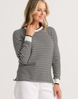 Z&P Everyday Stripe Sweater-White
