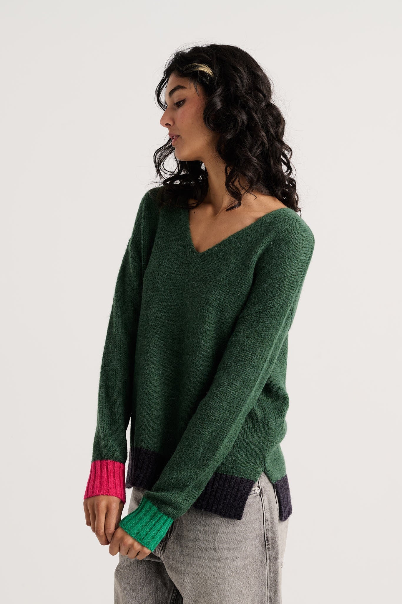 Z&P Casual Luxe V-Neck Sweater