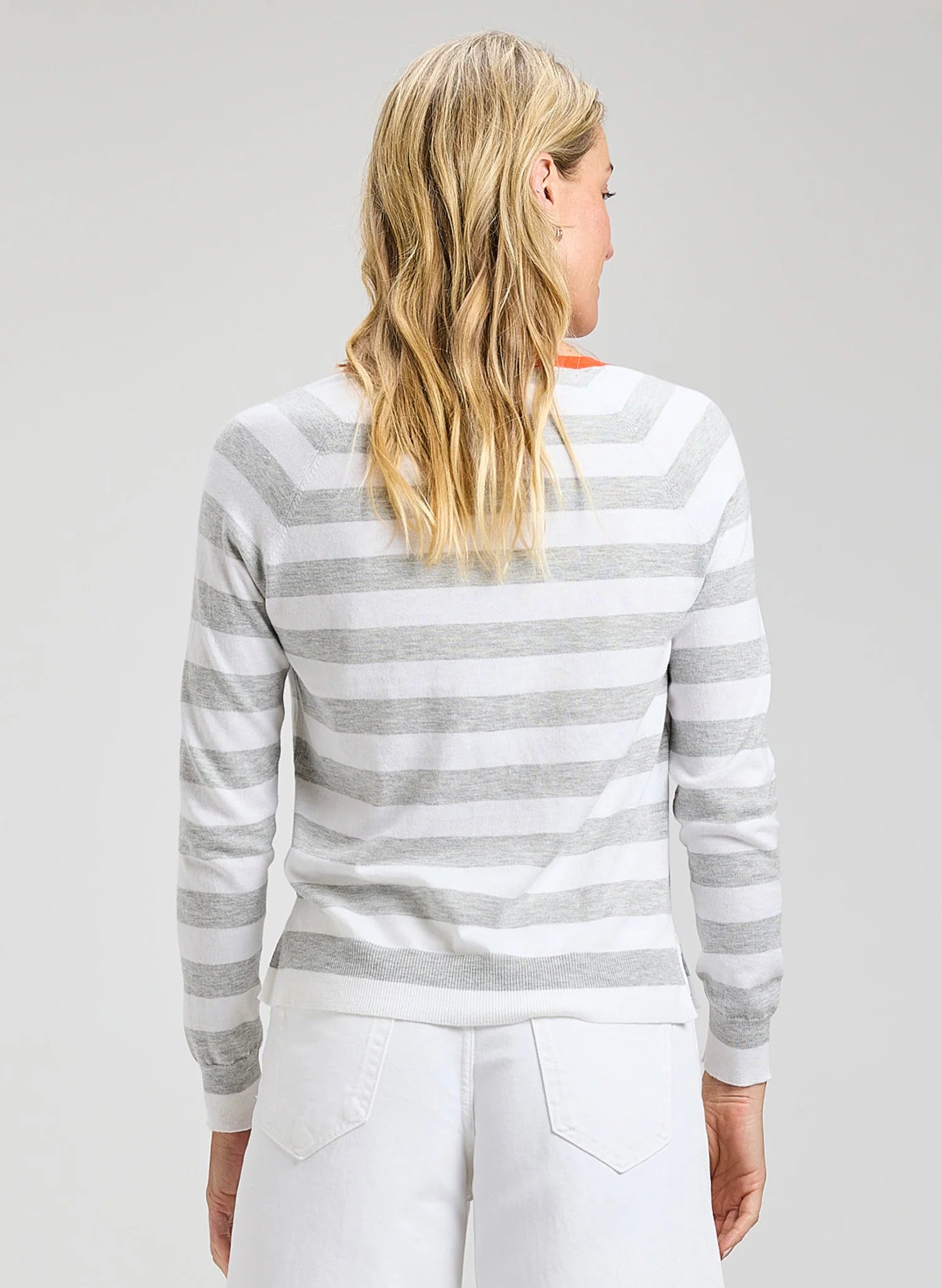 Z&P Stripe Henley Sweater