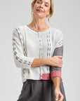 Z&P Threaded Detail Cardigan Sweater