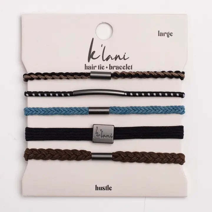 K'Lani Hair Tie Bracelets- Set of 5