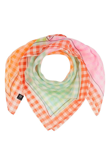 Gingham Love Square Scarf
